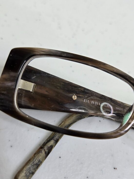 Burberry Glasses Tortoise Shell Brown Chunky Plastic Italy 2051 3096 50 16 130 main image 5